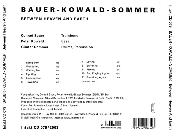 Sommer/Kowald: Between Heaven And Earth - slide-1