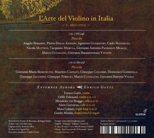 L’Arte del Violino in Italia (1650-1700) - Matteis, Merula, Pandolfi, Uccellini, Viviani, Bononcini, Torelli, ... - slide-1