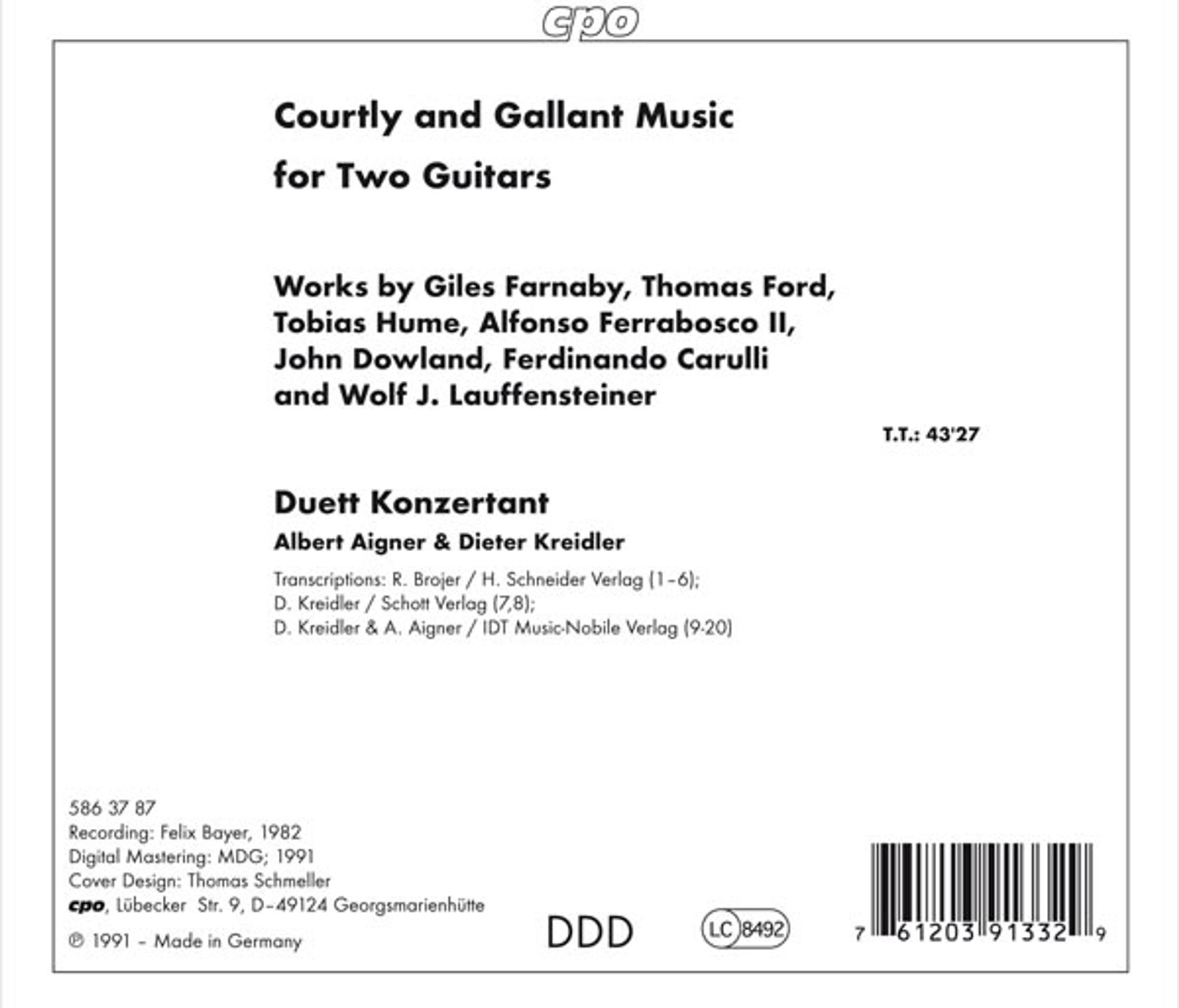 Courtly and Gallant Music for 2 Guitars - slide-1