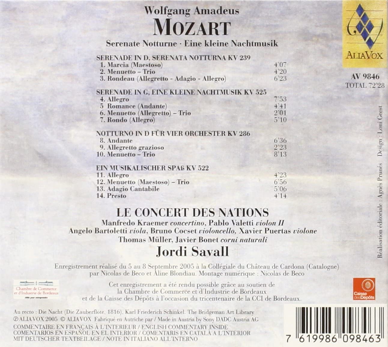 Mozart: Serenate Notturne, Eine Kleine Nachtmusik - slide-1