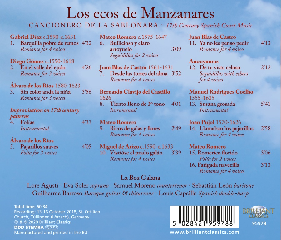Los Ecos de Manzanares - Canzionero de la Sablonara - slide-1