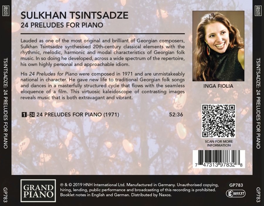 Tsintsadze: 24 Preludes for Piano - slide-1
