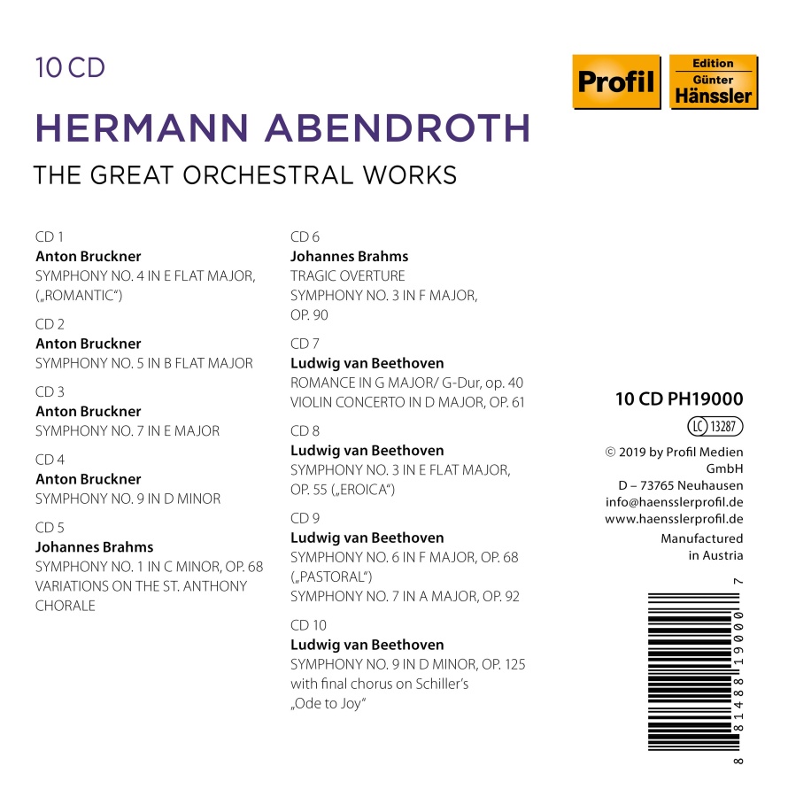 Hermann Abendroth - The Great Orchestral Works - slide-1