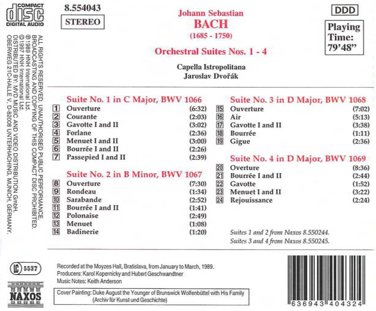 BACH: Orchestral Suites - slide-1
