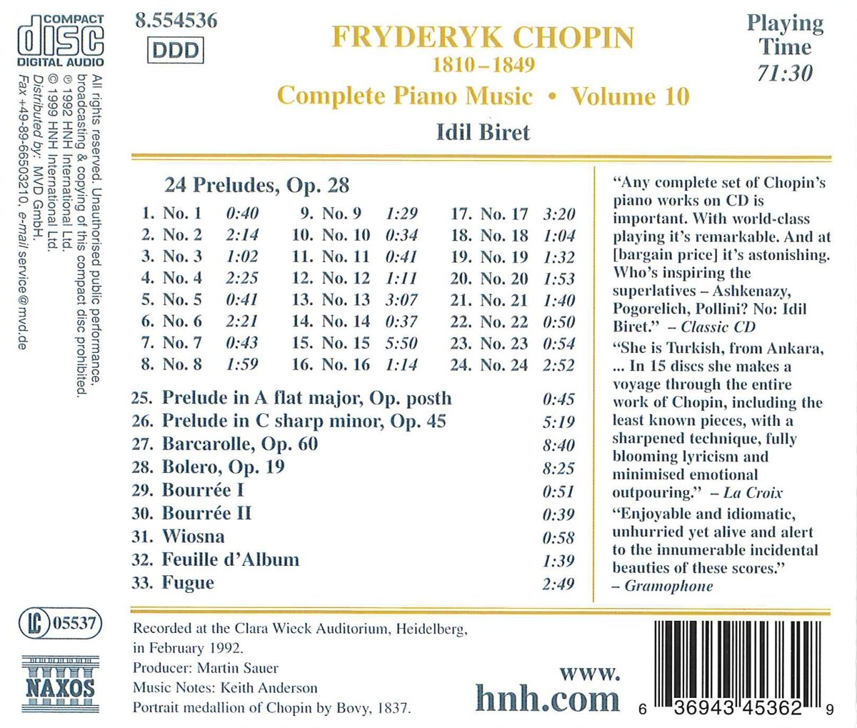 CHOPIN: Piano Music - Preludes - slide-1