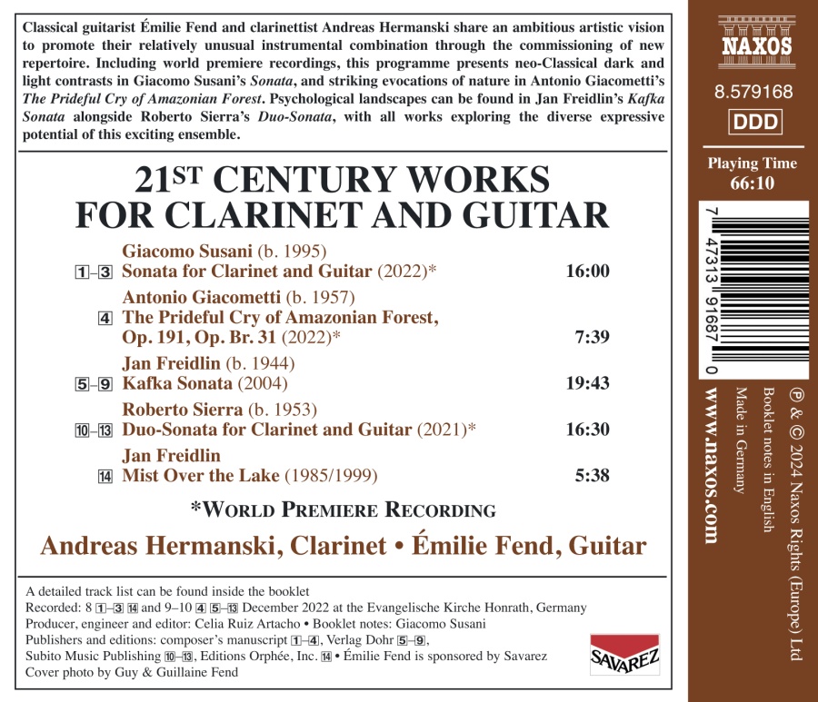 21st Century Works for Clarinet and Guitar - slide-1