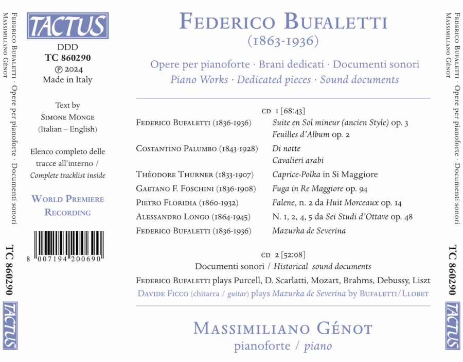 Bufaletti: Piano Works - slide-1