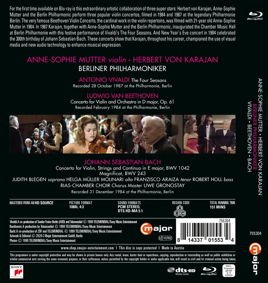 Mutter & Karajan: Violin Concertos - slide-1
