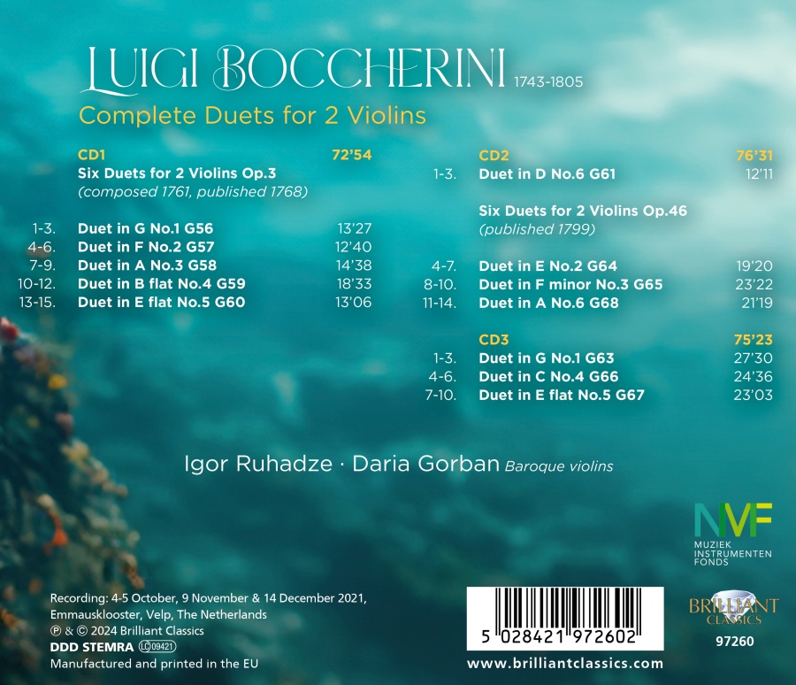 Boccherini: Complete Duets for 2 Violins - slide-1