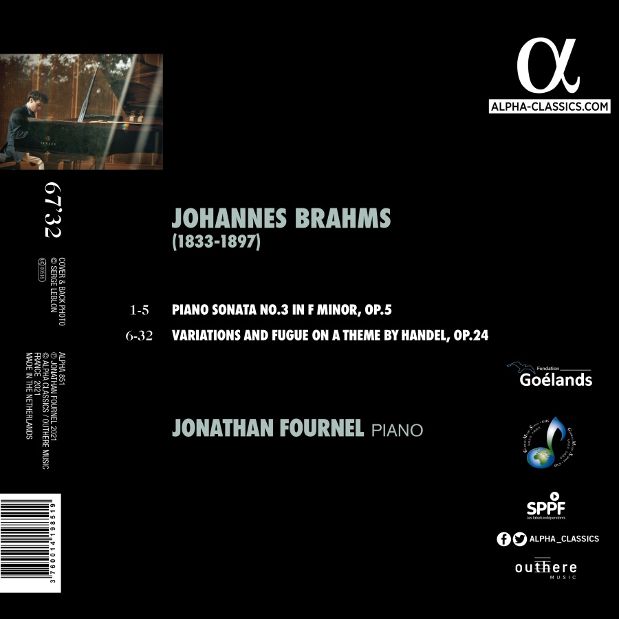Brahms: Piano Sonata No. 3 Op. 5 & Handel Variations - slide-1