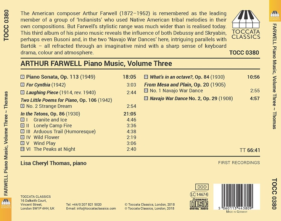 Farwell: Piano Music Vol. 3 - slide-1