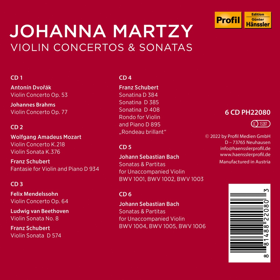 Johanna Martzy plays Violin Concertos and Sonatas - slide-1