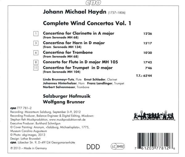 Haydn JM: Complete Wind Concertos 1 - slide-1