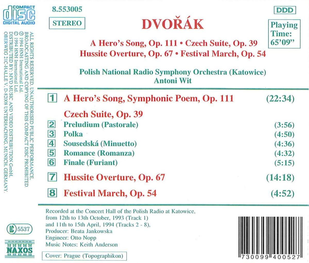 DVORAK: A Hero's Song - slide-1
