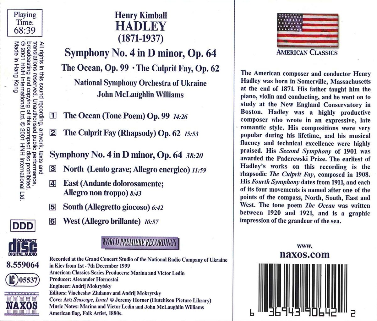 HADLEY H.K.: Symphony no. 4 "The Ocean" - slide-1