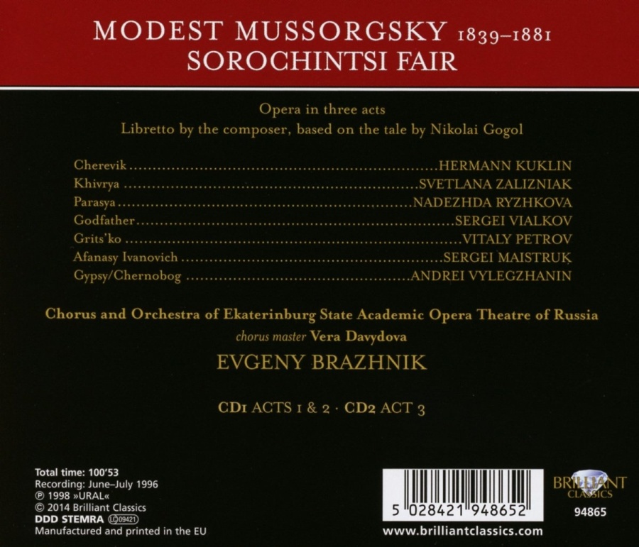 Mussorgsky: Sorochintsi Fair - slide-1