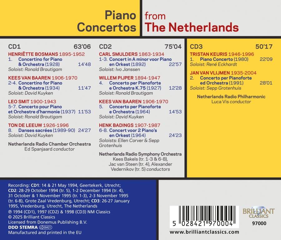 Piano Concertos from the Netherlands - slide-1