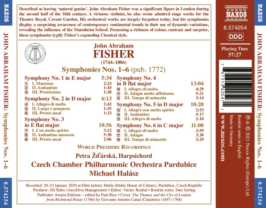 Fisher: Symphonies Nos. 1 - 6 - slide-1
