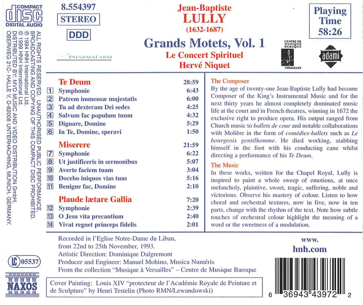 LULLY: Grands motets vol. 1 - slide-1