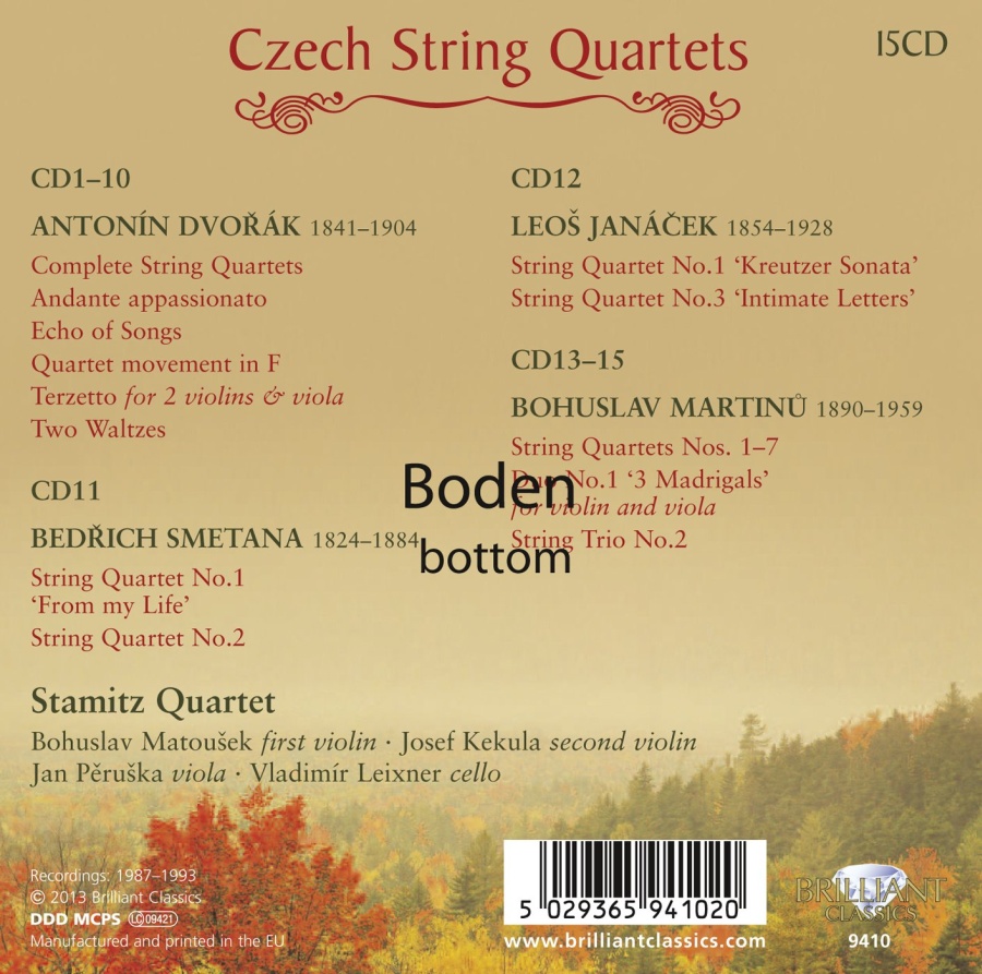 Czech String Quartets - slide-1