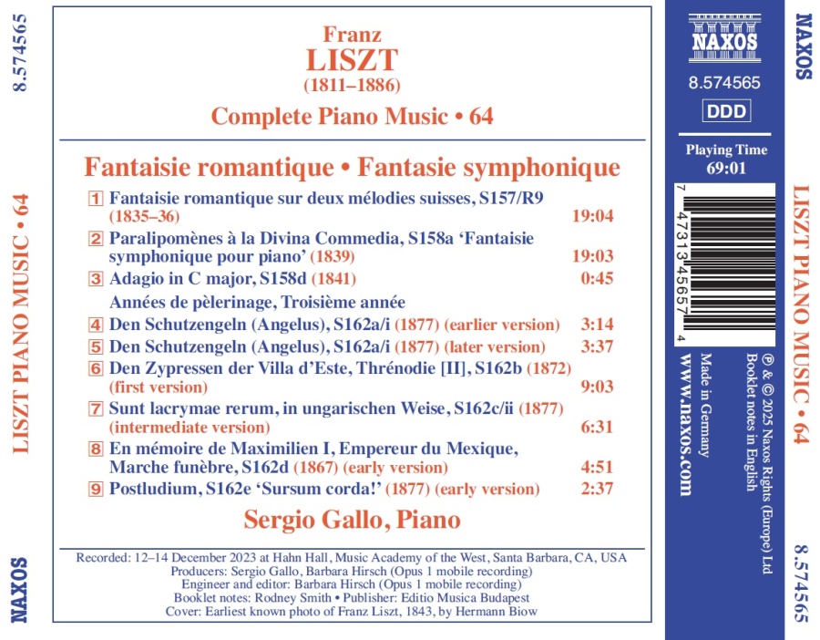 Liszt: Complete Piano Music Vol. 64 - slide-1