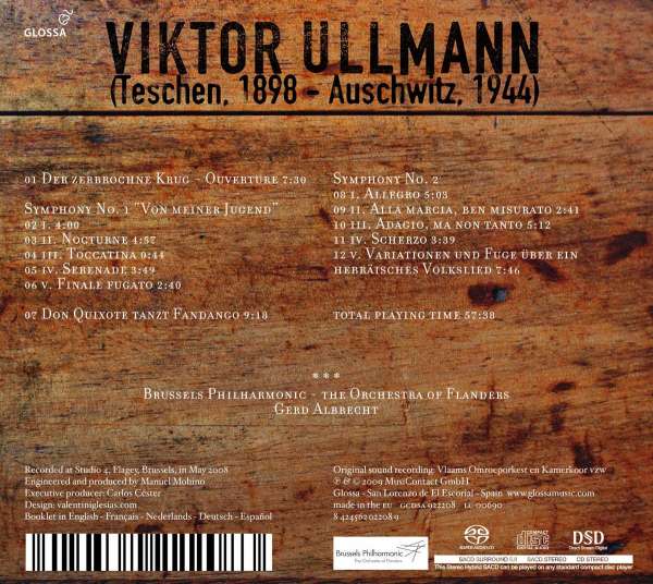 Ullmann: Symphonies Nos. 1 & 2 - slide-1