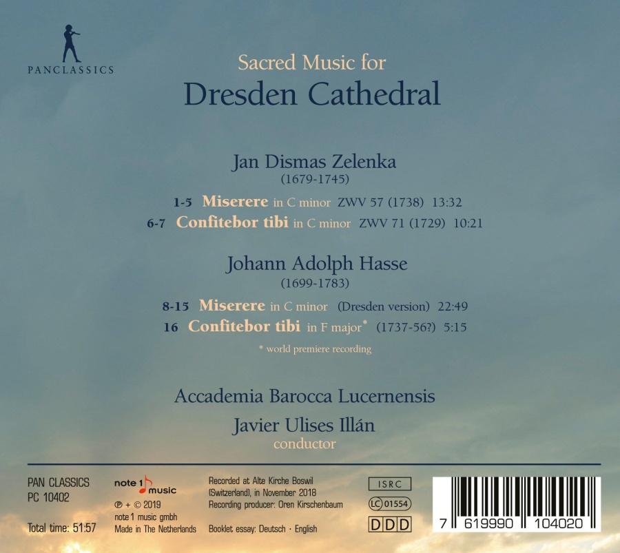 Zelenka & Hasse: Sacred Music for Dresden Cathedral - slide-1