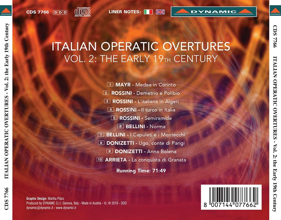 Italian Operatic Ouvertures Vol. 2 – Mayr, Rossini, Bellini, Donizetti, Arrieta - slide-1