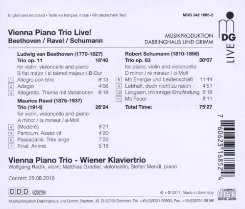 Beethoven/Schumann/Ravel: Vienna Piano Trio - slide-1