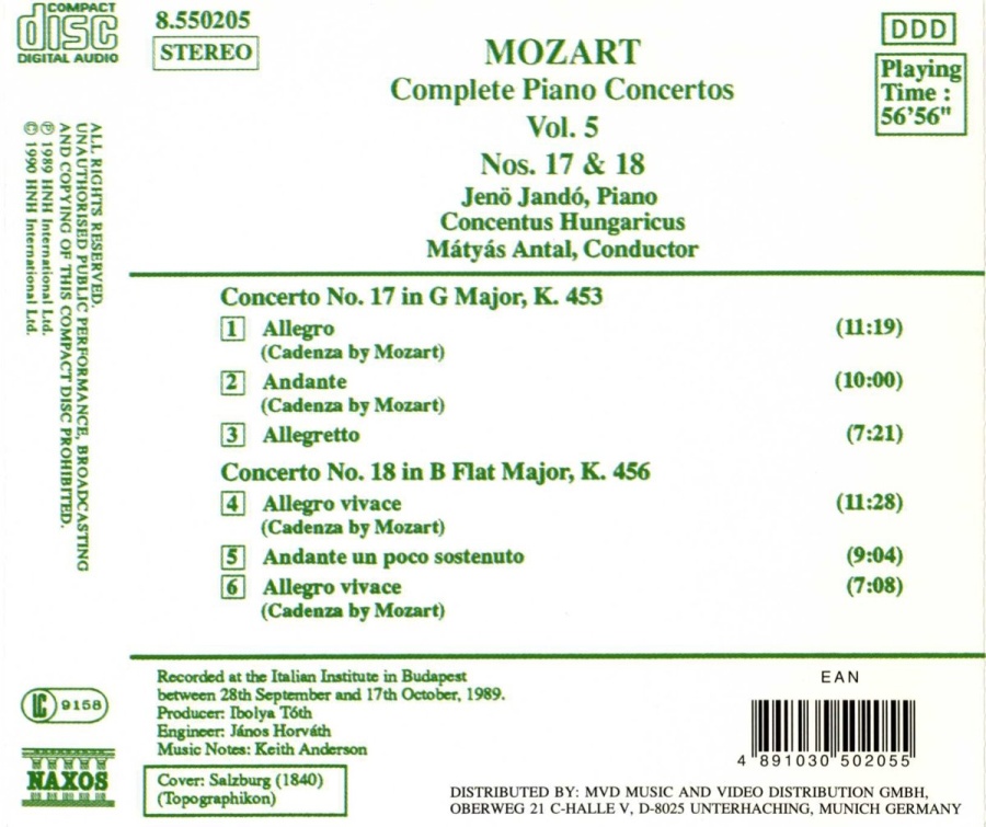 Mozart: Piano Concertos 17 & 18 - slide-1