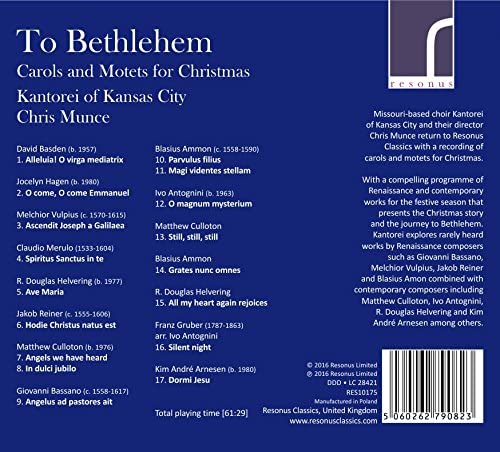 To Bethlehem: Christmas Carols & Motets - slide-1