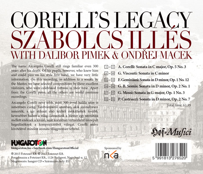 Corelli's Legacy - Corelli; Visconti; Geminiani; Somis; Mossi - slide-1