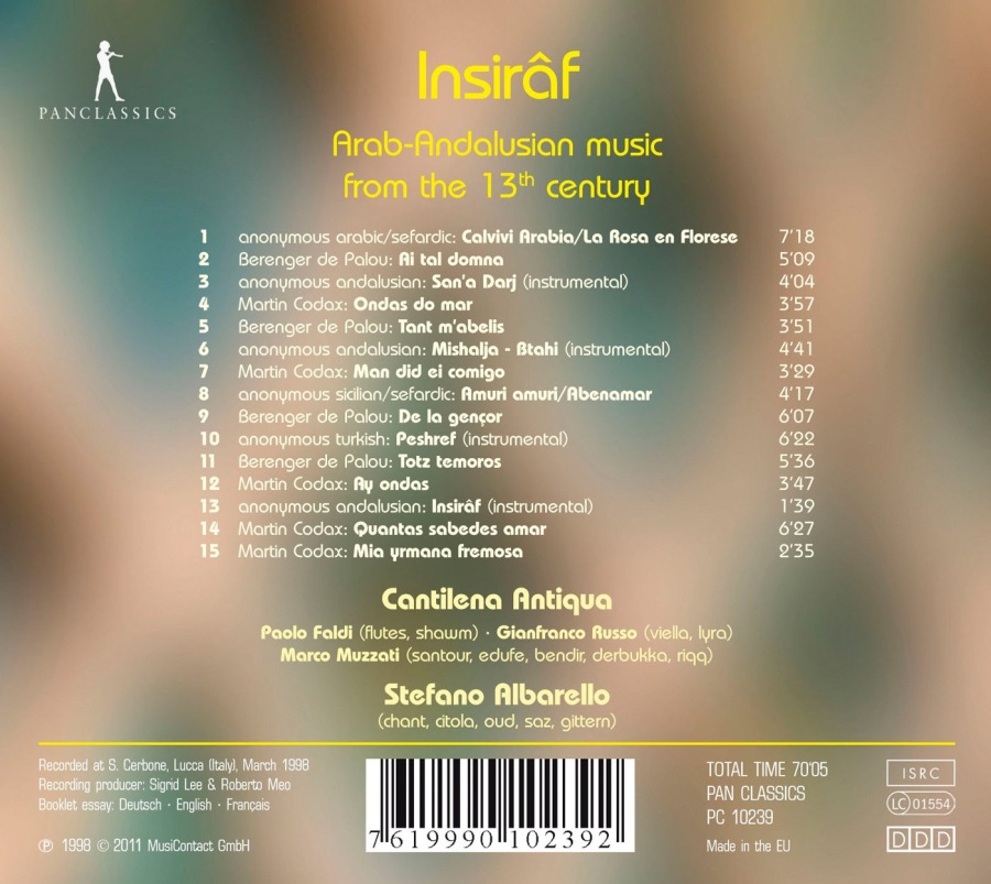 Insirâf - Arab-Andalusian Music from the 13th century - slide-1