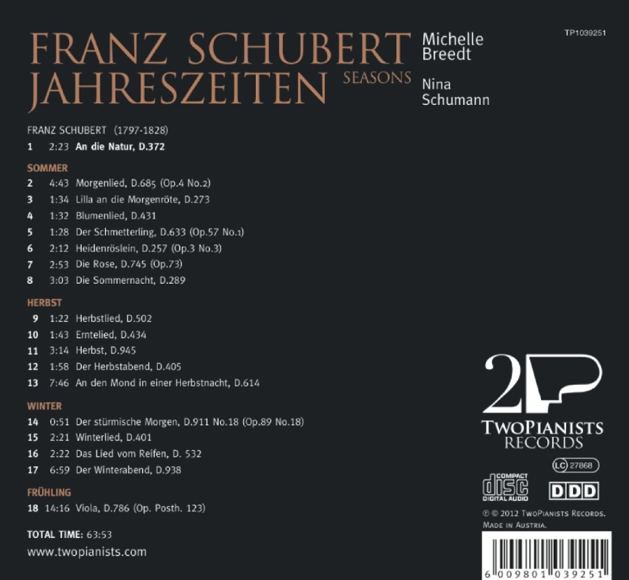 Schubert: Jahreszeiten - slide-1