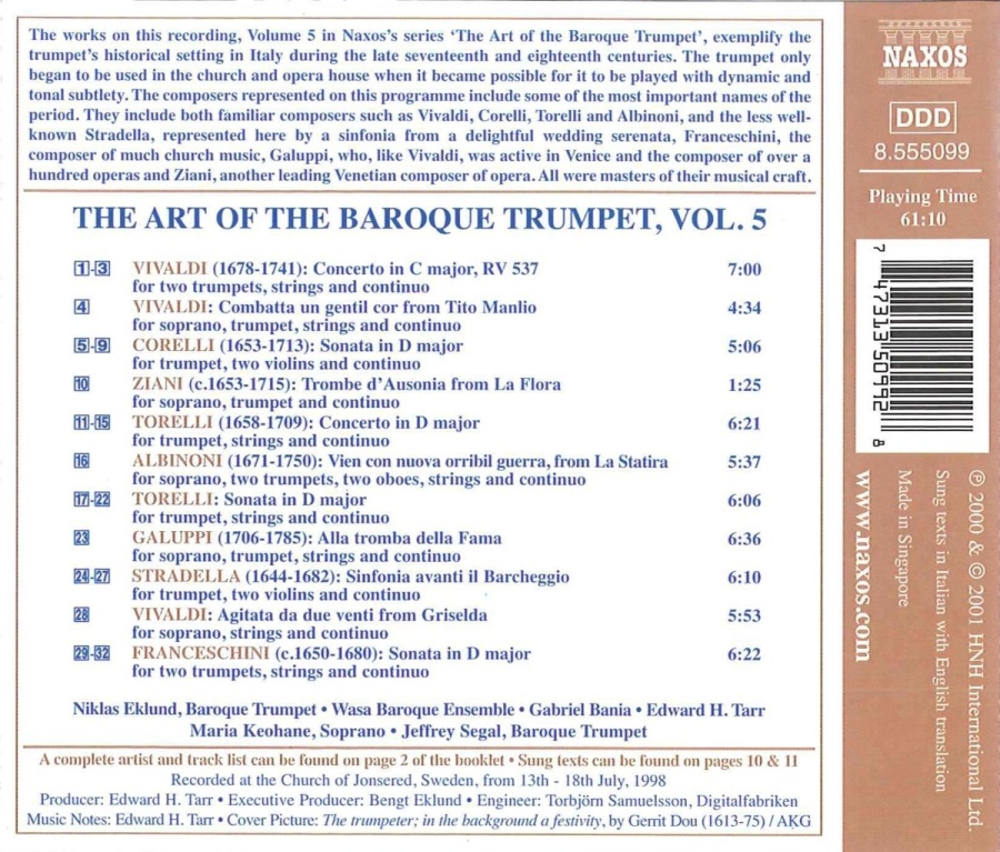 The Art of the Baroque Trumpet Vol.5 - slide-1