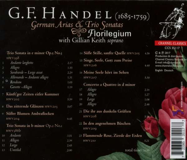 Handel: German Arias & Trio Sonatas - slide-1