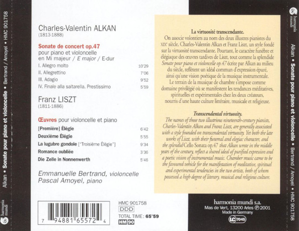 Sonate pour violoncelle: Alkan /Liszt - slide-1