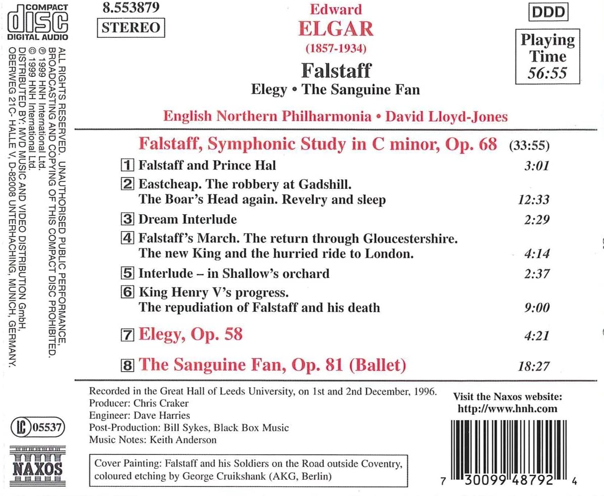 ELGAR: Falstaff, Elegy, ... - slide-1