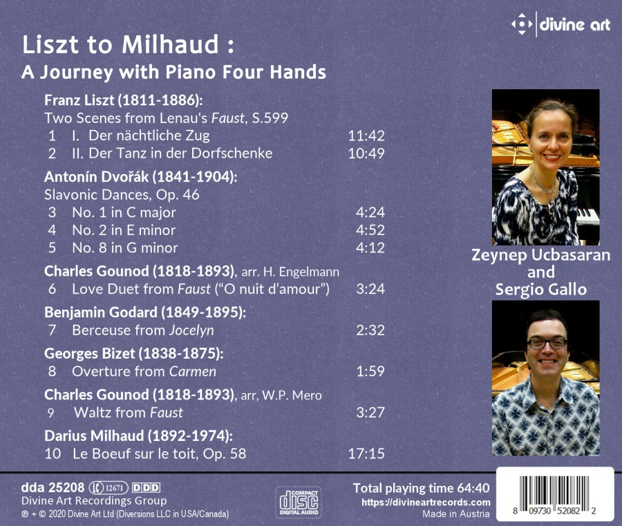 Liszt to Milhaud - A Journey with Piano Four Hands - slide-1