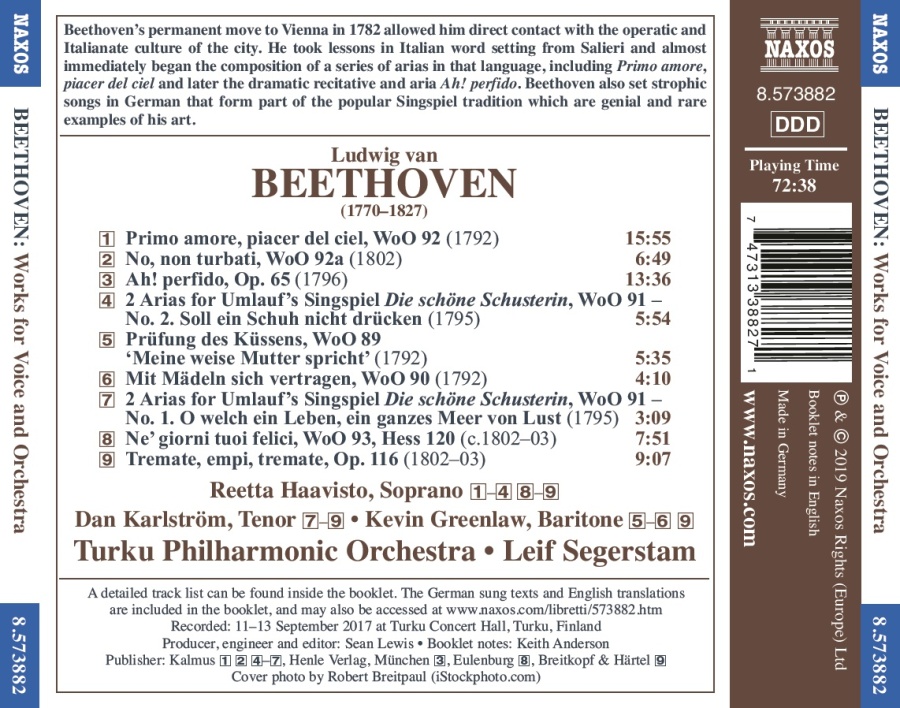 Beethoven: Works for Voice and Orchestra - slide-1