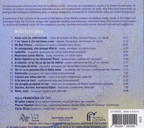 MEDITERRANEA - Troubadour songs - slide-1
