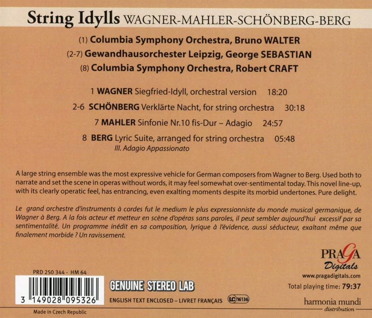 String Idylls: Wagner, Schoenberg, Mahler, Berg - slide-1