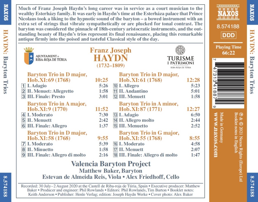 Haydn: Baryton Trios - slide-1