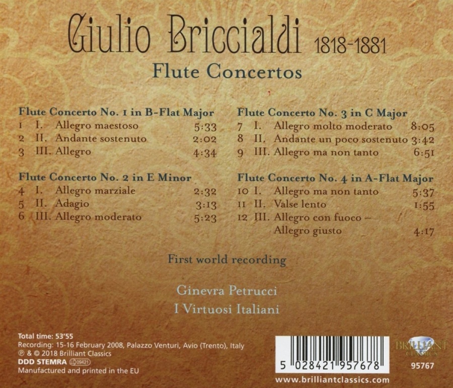 Briccialdi: Flute Concertos - slide-1