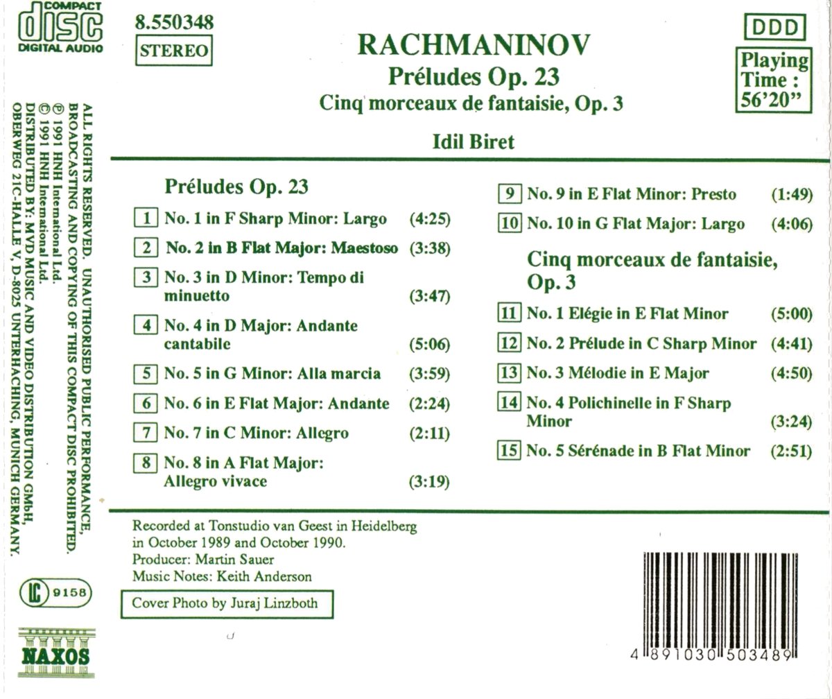 Rachmaninov: 24 Preludes vol. 1 - slide-1