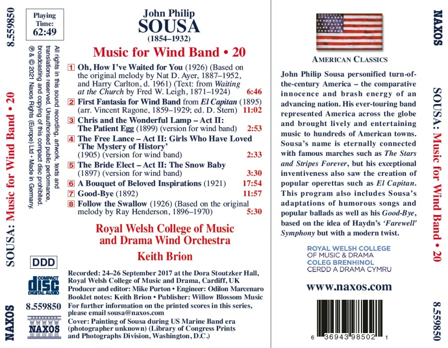 Sousa: Music for Wind Band Vol. 20 - slide-1