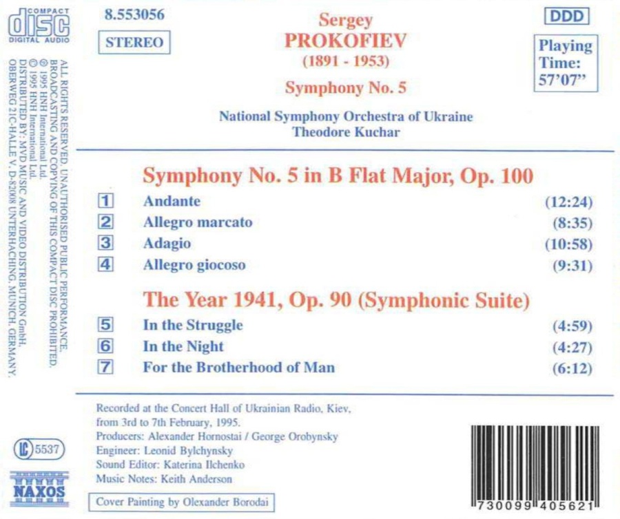 PROKOFIEFF: Symphony No. 5, The Year 1941 - slide-1