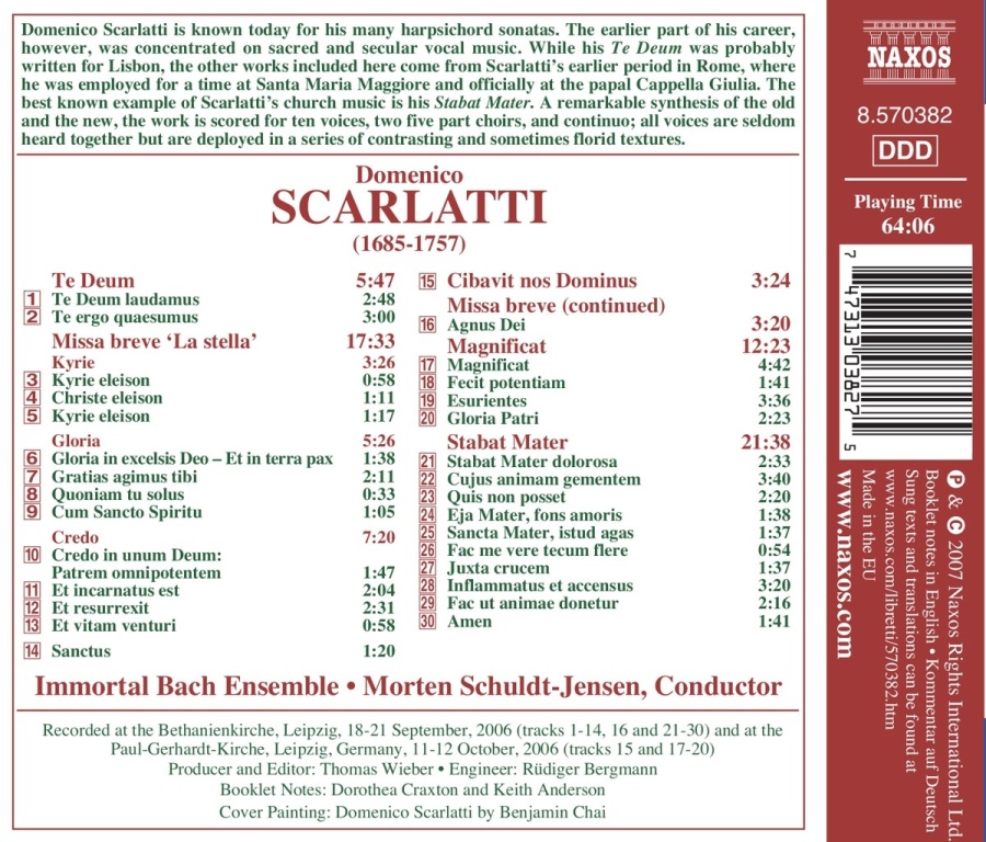Scarlatti: Stabat Mater, Missa breve "La stella" - slide-1