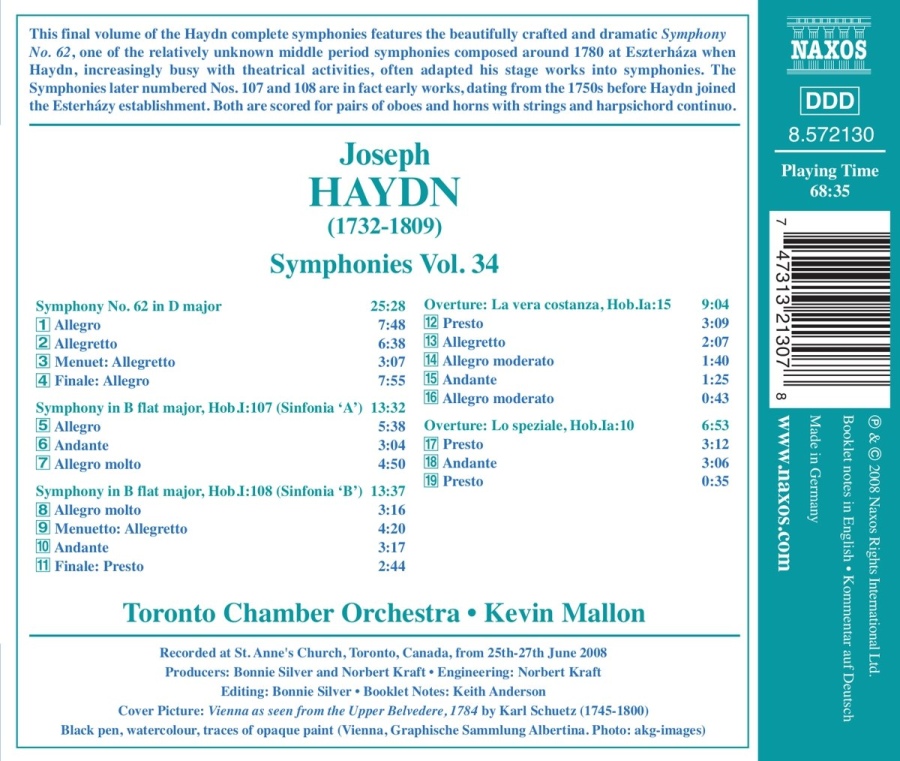 Haydn: Symphonies Vol. 34 - slide-1