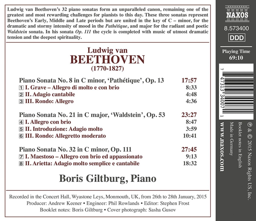 Beethoven: Piano Sonatas Nos. 8, 21 and 32 - slide-1